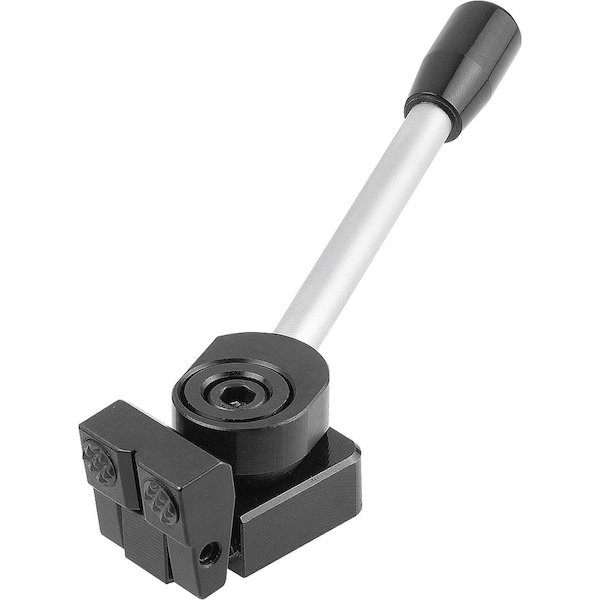 Side Clamp Right A=38, 5 25X24, Form:C Steel